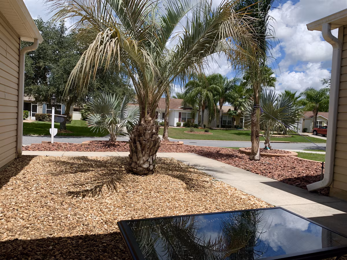 Front patio view